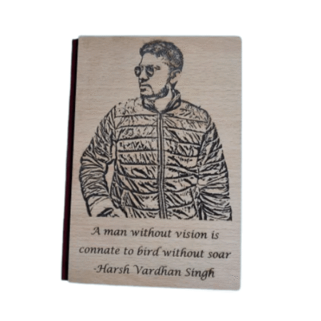 Customised Wooden Diary