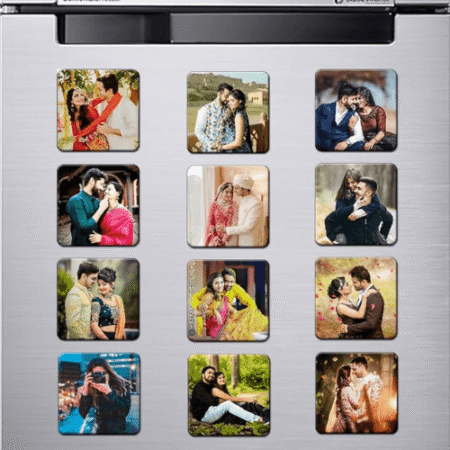 Deep Print Customized Photo MDF Fridge Magnets (Set of 12)