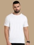 Round Sustainable T Shirt White
