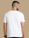 Round Sustainable T Shirt White